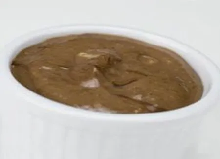 Parfaits au chocolat et au gingembre
