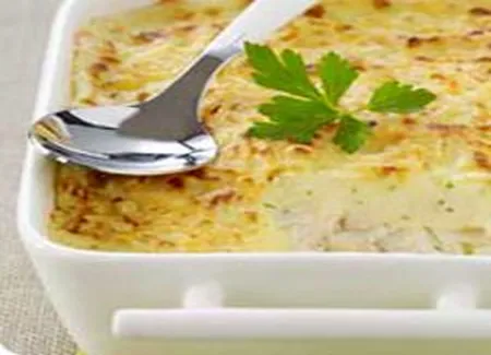 Parmentier tropical aux fruits de mer