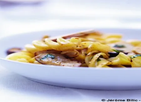 Pasta au foie gras