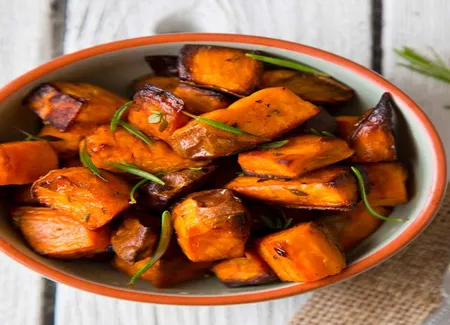 Patates douces sautées aux épices
