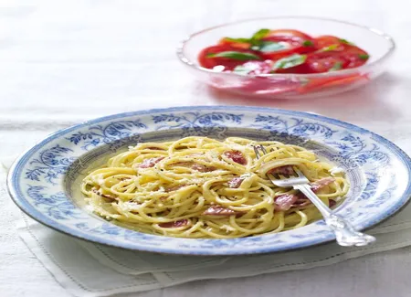 Pâtes à la carbonara traditionnelles