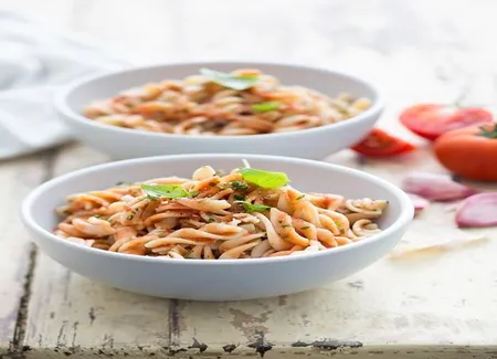 Pâtes au basilic weight watchers