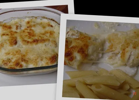 Pavé de cabillaud gratiné à la mozzarella