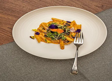 Penne au kimchi