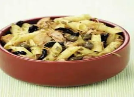 Penne au thon rôti