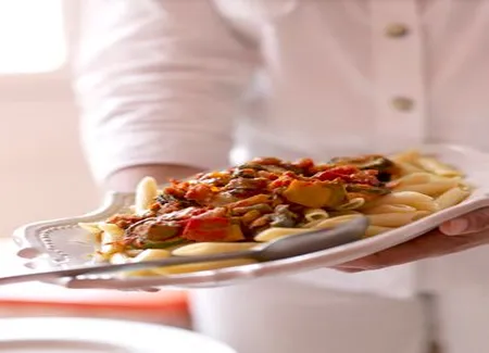 Penne aux légumes confits