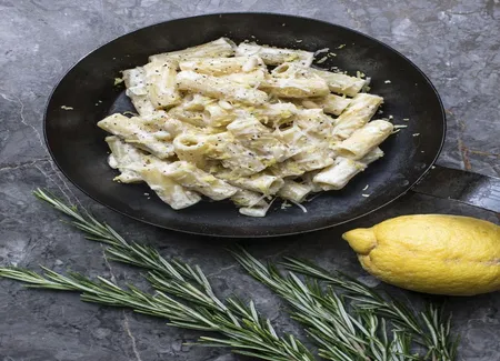 Penne rigate al limone