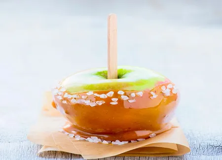 Petit dessert de pomme à la confiture de lait