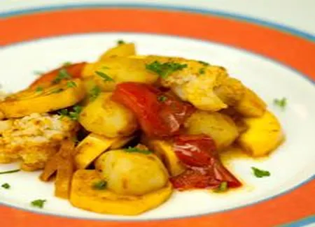 Petit ragoût dété de légumes épicés