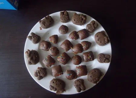 Petites bouchées chocolatées pour enfant