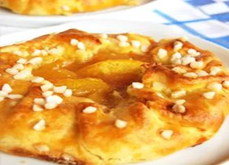 Petites galettes aux pêches