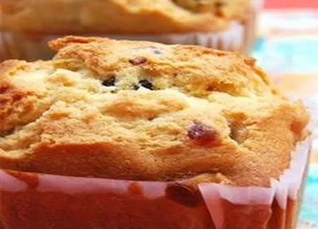 Petits cakes aux raisins et fruits confits