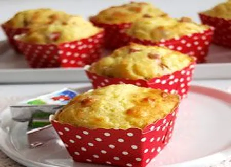 Petits cakes jambon-vache qui rit