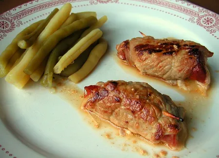 Piccatas de veau à la tomme et au chorizo