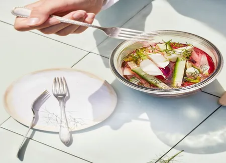 Pickles de radis et concombre