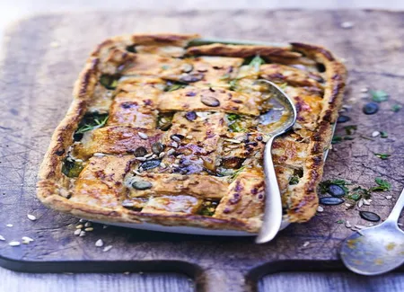 Pie agneau et pesto