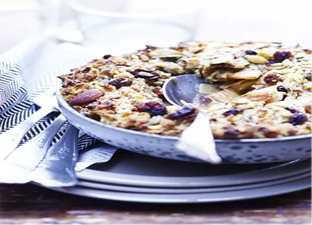 Pie fenouil ananas comme un crumble
