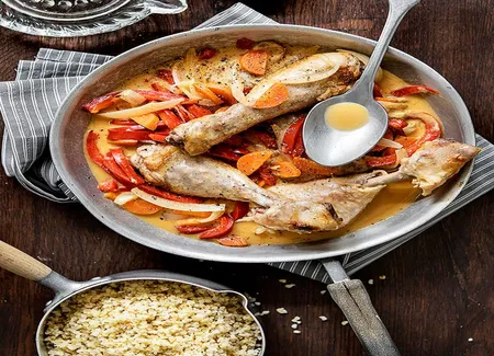 Pilons de poulet façon yassa