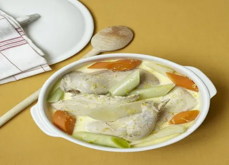 Pintade en blanquette