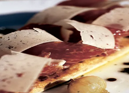Pizza au jambon ibérique
