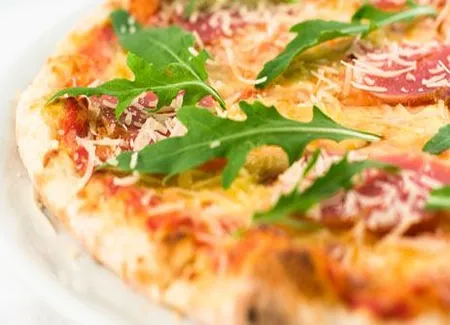 Pizza aux champignons