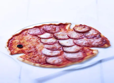 Pizza en forme de poisson