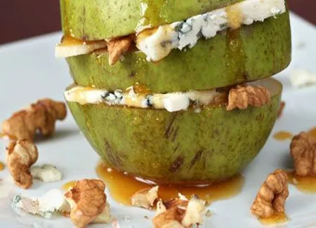 Poires au roquefort