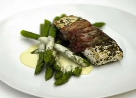 Poisson blanc grillé et sa mayonnaise