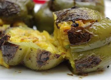 Poivrons farcis à l'indienne