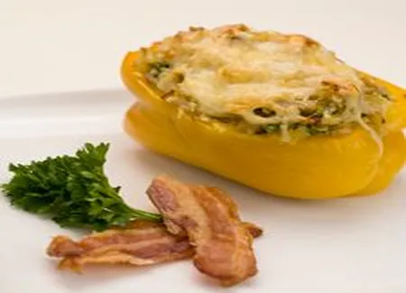 Poivrons farcis au bacon