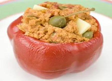 Poivrons farcis aux tomates