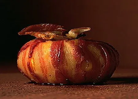 Pommes dorées au bacon