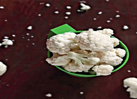 Pop-corn de chou-fleur épicé