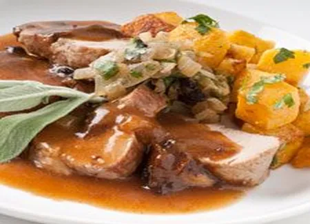 Porc à la sauge et courge