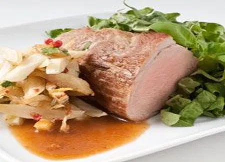 Porc aux fenouils sautés