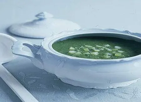Potage au concombre divin de fraîcheur