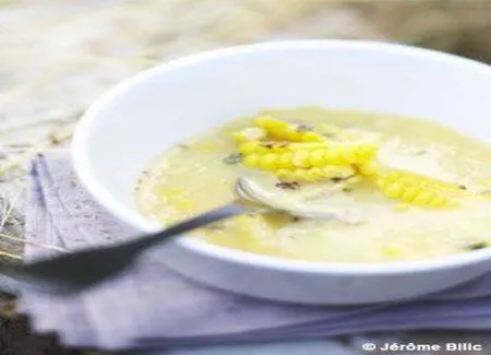 Potage au lait de maïs