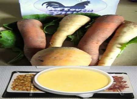 Potage de légumes oubliés