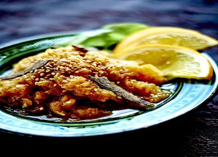 Potiron caramélisé à la canelle