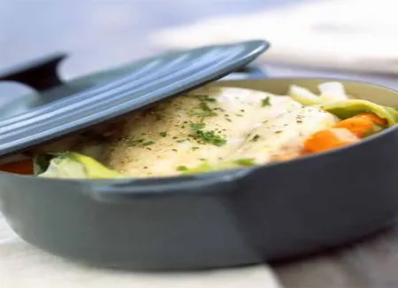 Poule sauce suprême
