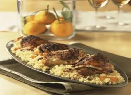 Poulet à la confiture d'abricots