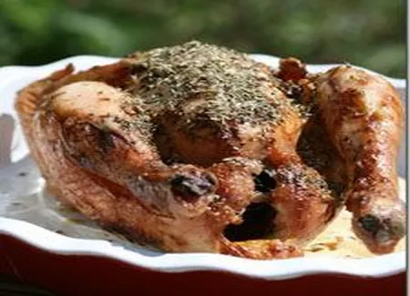 Poulet à la moutarde bbq