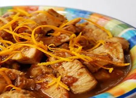 Poulet au thé et aux agrumes