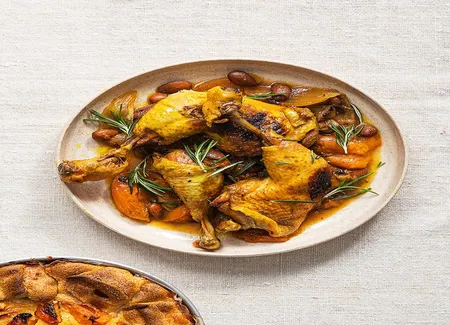 Poulet aux abricots et curry