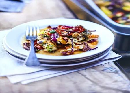 Poulet aux fruits secs et tomates-cerises