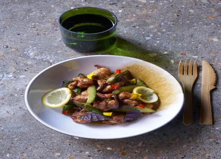 Poulet citron et concombre