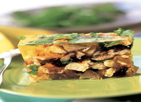 Poulet en gelée à la marocaine