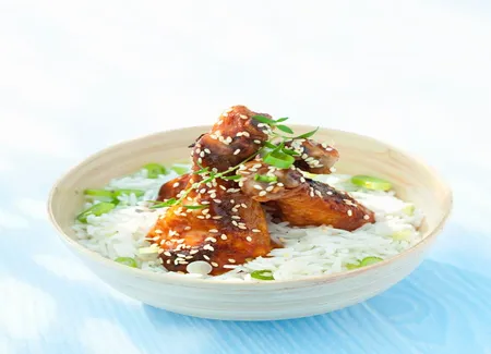 Poulet mariné au soja