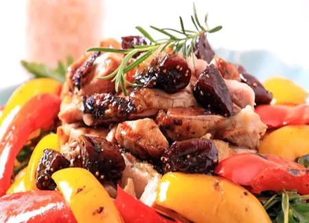Poulet sauté aux figues