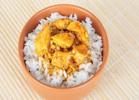 Poulet sec au curry